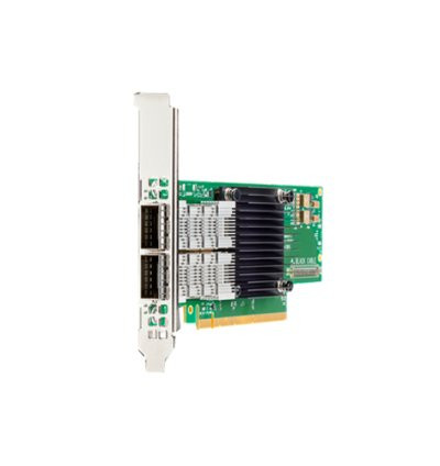 کارت شبکه سرور HPE InfiniBand HDR/Ethernet 200Gb 2-port QSFP56 PCIe4 x16 MCX653106A-HDAT Adapter